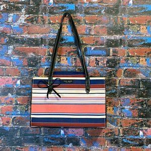 Kate Spade Vintage 90s Striped "Sam" Bag